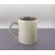 12 oz Height 10.0cm White Ceramic Mugs / Juice Liquid Custom Printed Mugs