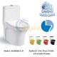 SIGMAR6110 Best Suppilers Cheap One Piece Toilet WC Toilet Price Of Toilet Bowl