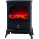Black Freestanding Electric Fireplace Heater TPL-2008S-A1-2 Remote Controlled