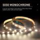 Monochrome Waterproof 5050 LED Strip Warm Light For Display Cabinet Stair Layering