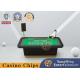 PU Leather Handrail Electric Professional Poker Table With Fireproof Board