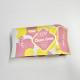 CMYK Printed Lady'S Sanitary Napkin Aluminum Foil Bag With Stickers