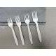 5.5/6.3/7 Inch Compostable Cutlery Set Fork Spoon Knife None Environmental Damage Corn Starch Cutlery