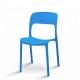 Anti Slip Plastic Restaurant Chairs , Modern Plastic Dining Room Chairs
