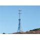 Galvanized /  Painted Self Supporting Antenna Tower , Outside Antenna Mast Tower