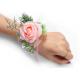 Bridesmaid Artificial Silk Flowers Silk Wrist Corsages OEM ODM