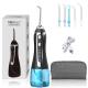 Electric water dental flosser oral irrigator buccal water toothpick