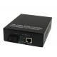 Black Iron Gigabit Ethernet Poe Media Converter Multimode / Singlemode