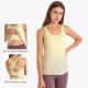 Multi Straps Cross Back Sports Bra Cool Breathable Yoga Tank Top With Removable Cup
