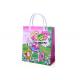 Clear Handled Gift PE Plastic Bag For Shopping Gravure Printing Custom Size