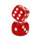 Acrylic Material Transparent Colored Dice 18 / 20MM For Amusement Room