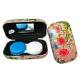 Painting Of Flowers Contact Lens Case For Women With Chinese Characteristics