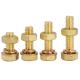 Grade 4.8/ 8.8/ 10.9/ 12.9 Brass Hex Head Bolts and Nuts with ZINC Finish DIN933 DIN931