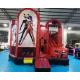 Super Hero Inflatable Bouncer Slide Castle Combos For Kindergarten