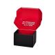 Black Red Gift Cosmetic Packaging Box Double Sided Printing Glossy Lamination OEM