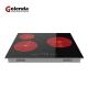 Crystal Panel Touch Control Ceramic Hob 3 Zone Smart Hidden Built In