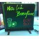 1.2w 100V Fluorescent Led Writing Board for entertainment place eye - catching 