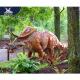 Mechanical Animatronic Outdoor Dinosaur Garden Statue Attractive For Exhibit