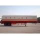 Aluminium Steel Tank Truck Trailer 45000 Liters For Oil Tanker Semi Trailer