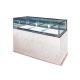 1.8m Chocolate Cooling Fridge For Chocolate Display Clear Glass 45 Degree Mitre Joint