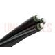 12 / 20KV  Medium Voltage Aerial Bundled Cable Insulated NF C 33 226 Class 2 Conductor