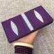 Unisex Style Authentic Real Stingray Skin Women Long Wallet Female Purple Thin Clutch Bag Genuine Leather Card Purse
