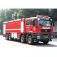 Euro 6 Engine Heavy Duty Fire Truck Red Color CCC Certificated