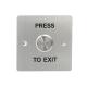 Stainless Steel Switch Button Push To Exit Button With Big Contact Area