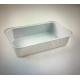 OEM Logo Rectangular Aluminium Foil Food Container For Take Away Fast Food Package