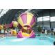 Fiberglass Commercial Family Water Slide For Home  , 16m Height