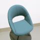 Silicone Leather Leather Swivel Dining Chairs 810mm Height Convenient