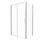Smooth Functionality 59C2100 modern shower enclosures Mirrorlight Color Square Sliding Door