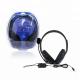 Black Play Gaming Accessories PS4 Headphone Earphone With Volume Control