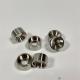 CNC Precision Turned Components Round Ring With Radius Flange CNC 17-4PH Stainless Steel Parts Nickel Plated