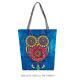 European and American female owl printing canvas shopping bag printing Retro Handbags