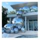 ODM Large Advertising Balloons Outdoor Floating Silver Giant