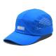Waterproof 5 Panel Hat Breathable Quick Dry Mesh Sports Cap With Rubber Patch Logo