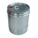 UN Empty Paint Buckets 20L Metal Handle Large Tin Pails