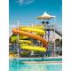 Park Amusement Water Fun Sports Equipment Outdoor Pool With Spiral Tube Playground Slide