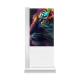 Floorstanding Transparent Glass OLED Screen Display Digital Signage Special Design Screen Factory