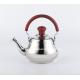 2L Loud whistling tea kettle heat retention stainless steel coffee tea pot big size silver color water boiler