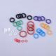 Colored Rubber Silicone O Rings Elastic Compressible 60 - 70 Hardness