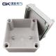 100*100*75mm Wall Mount Enclosure Box , 3 Way ABS Plastic Enclosure For Electronics