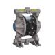 Stainless Steel Air Driven Double Diaphragm Pump Noise Level 85 Db