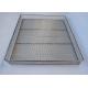 Food Grade 60x40cm 1.2mm Mesh Wire Tray Bakery / Chip