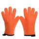 Customized Waffle Style Silicone Smoker BBQ Gloves Extreme Heat Resistant Waterproof Mitts