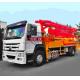 Mobile Concrete Transport Truck 4x2 Concrete Boom Pump Truck 32 / 35m Boom Height