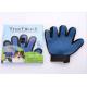 Durable Glitter Pet Grooming Glove Flexible Design OEM / ODM Service