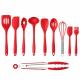 10PCS Premium Amazon Top Seller Cooking Set Heat-Resistant Flexible Kitchen Tools Gadgets Silicone Kitchen Utensil