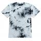 Adults Tie Dye Printing Men's T-shirt with Soft Hand Feel and 100% Cotton Fabric
